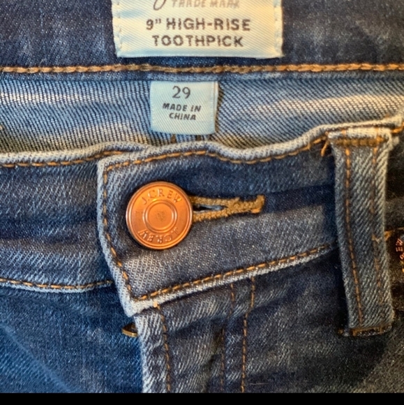 J Crew 9” High Rise Toothpick 29 - Picture 3 of 3
